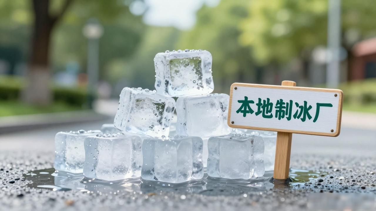夏季防暑降温冰块怎么选？本地制冰厂靠谱吗？