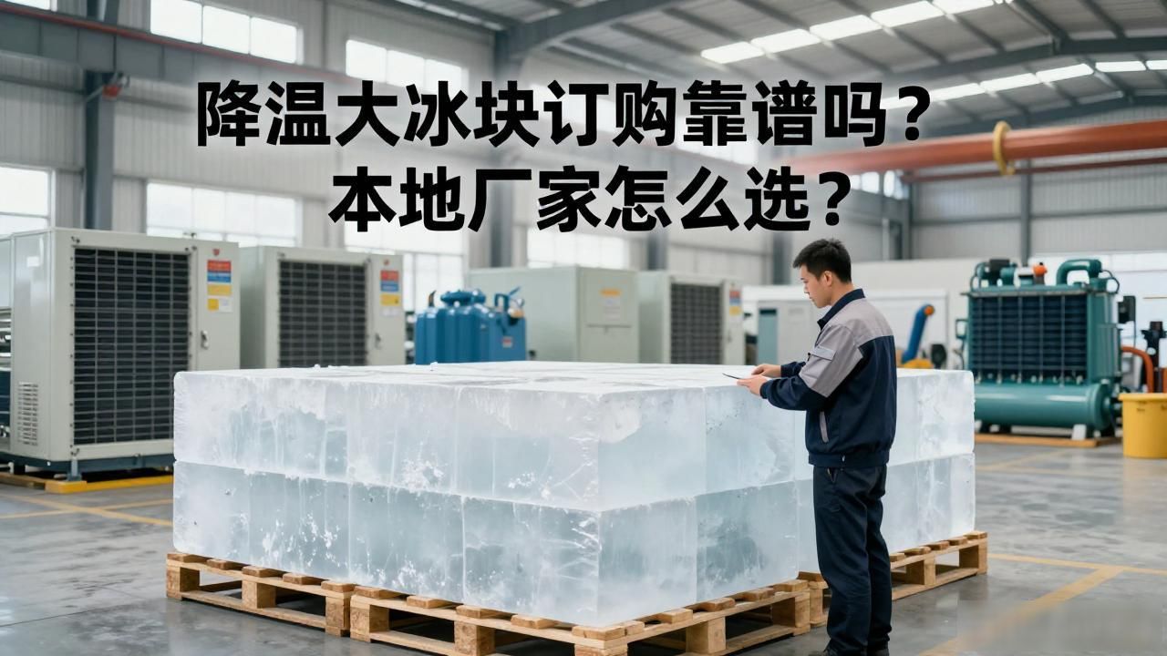 南昌降温大冰块订购靠谱吗？本地厂家怎么选？