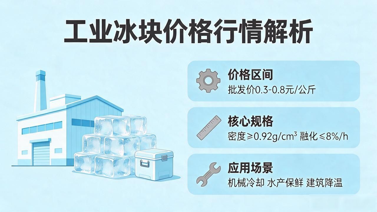 工业冰块多少钱一吨?南昌工业冰块价格行情全解析