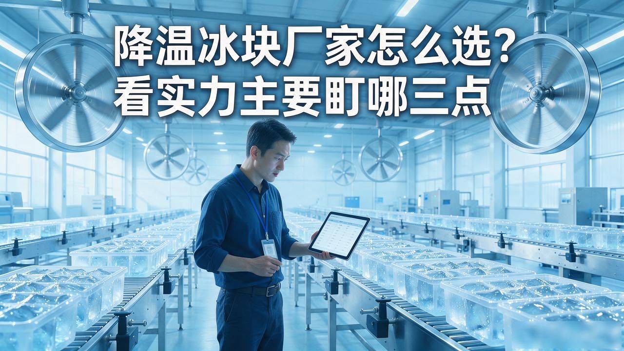 南昌降温冰块厂家怎么选？看实力主要盯哪三点