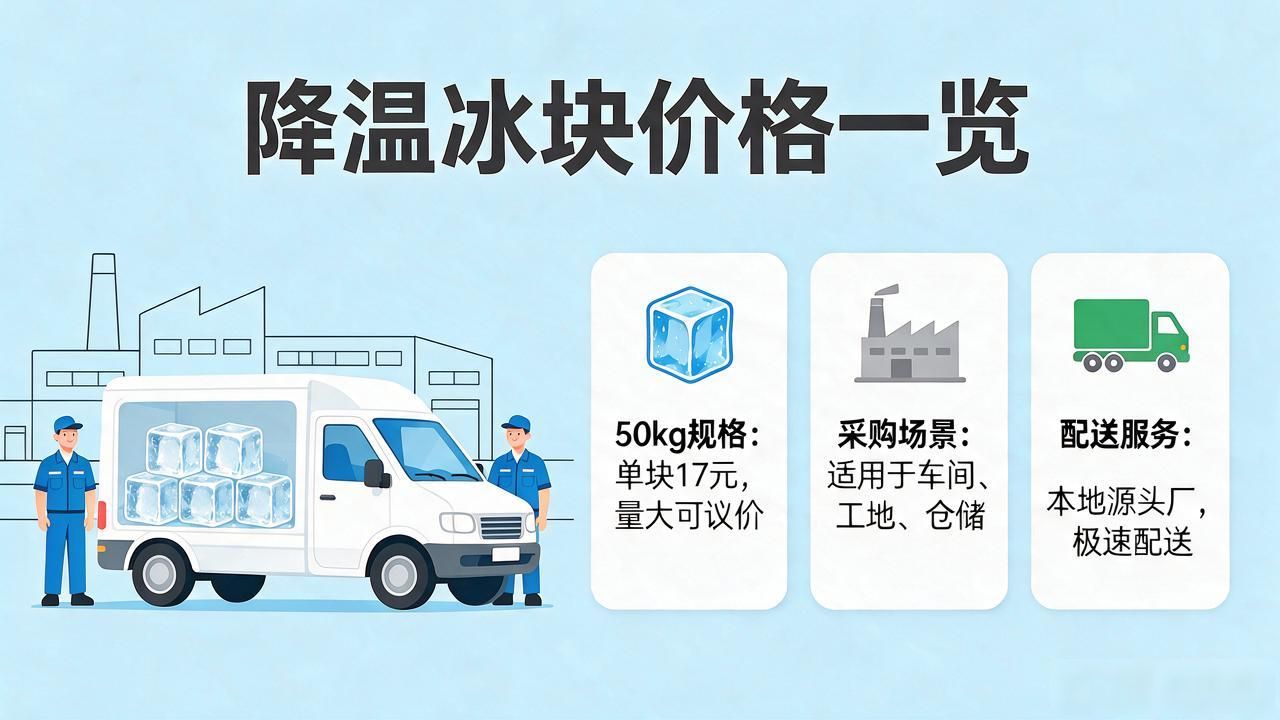 南昌降温冰块价格一般多少钱一箱？