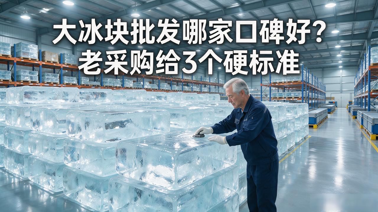 南昌大冰块批发哪家口碑好？老采购给3个硬标准
