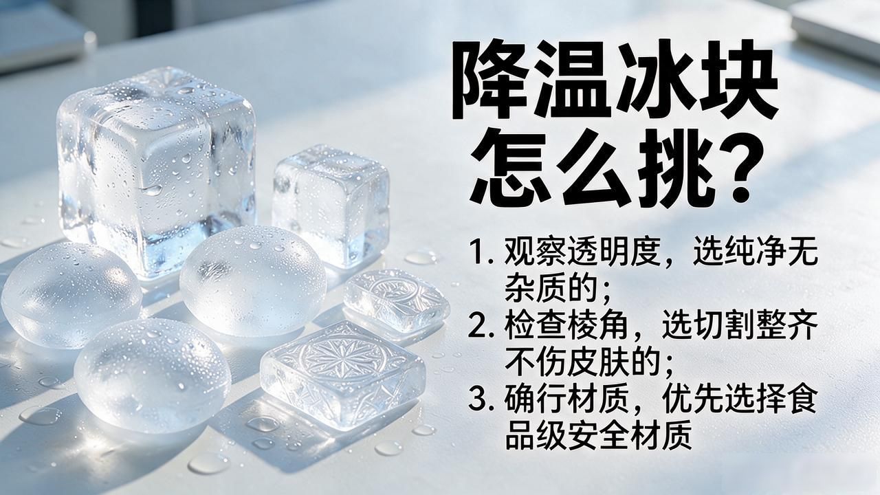 降温冰块怎么挑?南昌降温冰块公司避坑攻略