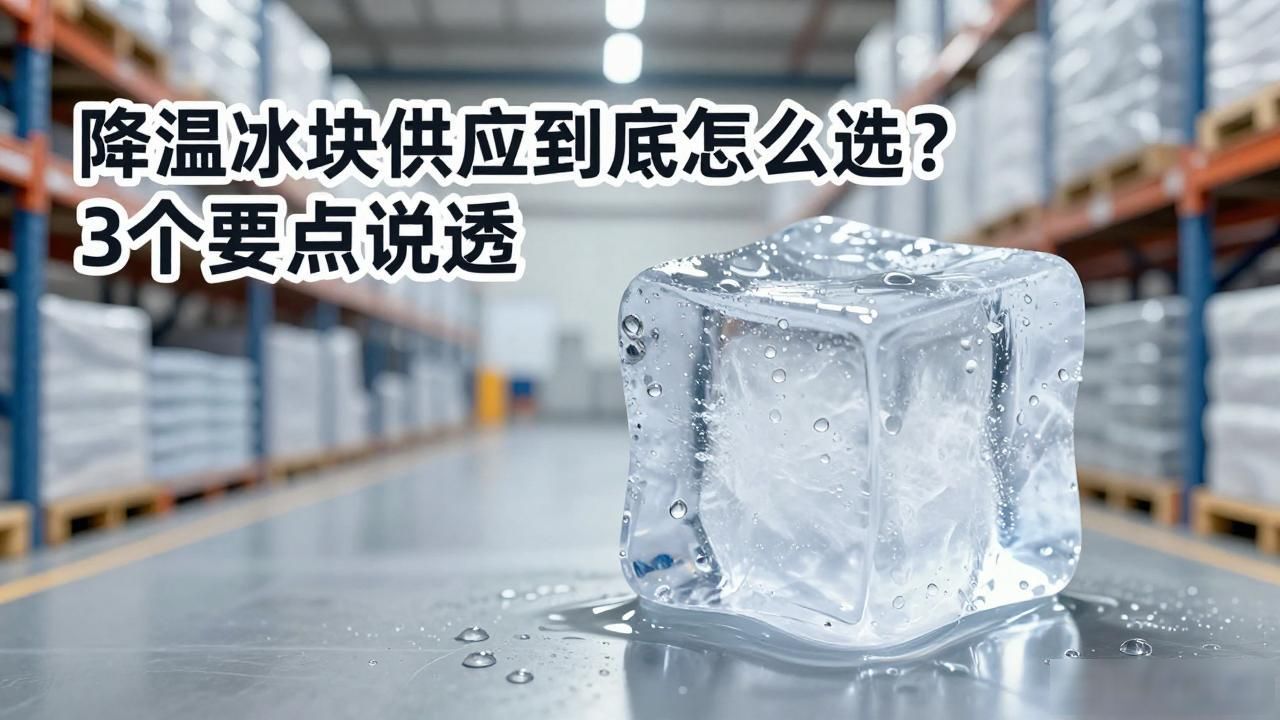 南昌降温冰块供应到底怎么选？3个要点说透