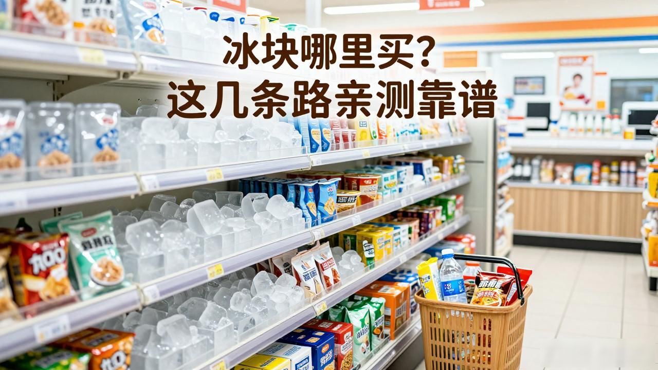 南昌冰块哪里买？这几条路亲测靠谱