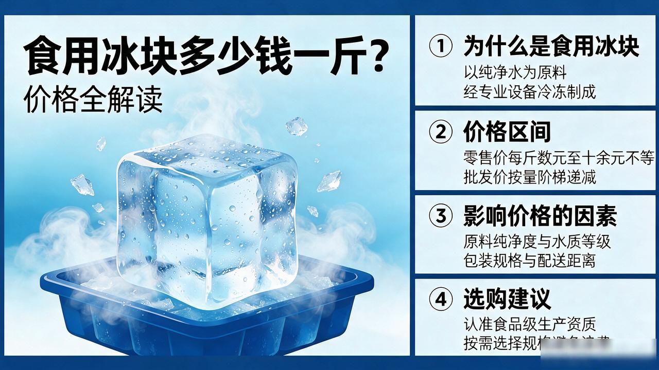 南昌食用冰块多少钱一斤？价格全解读