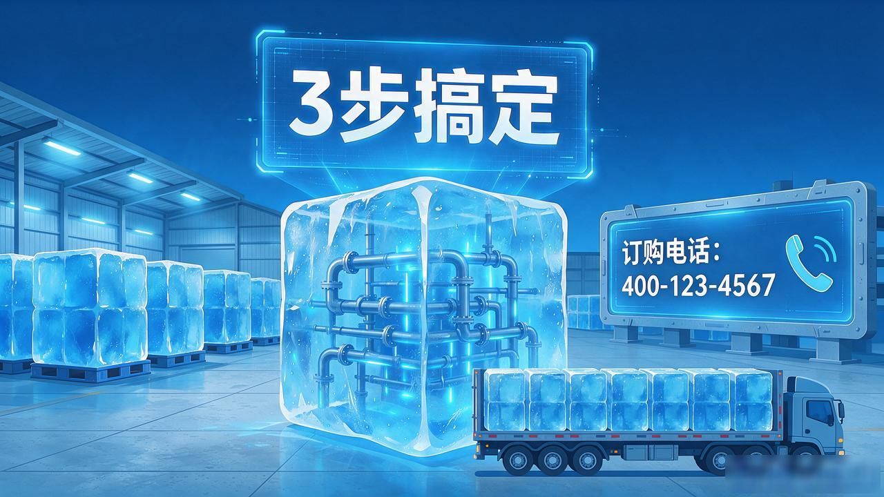 南昌工业大冰块订购电话怎么找？3步搞定