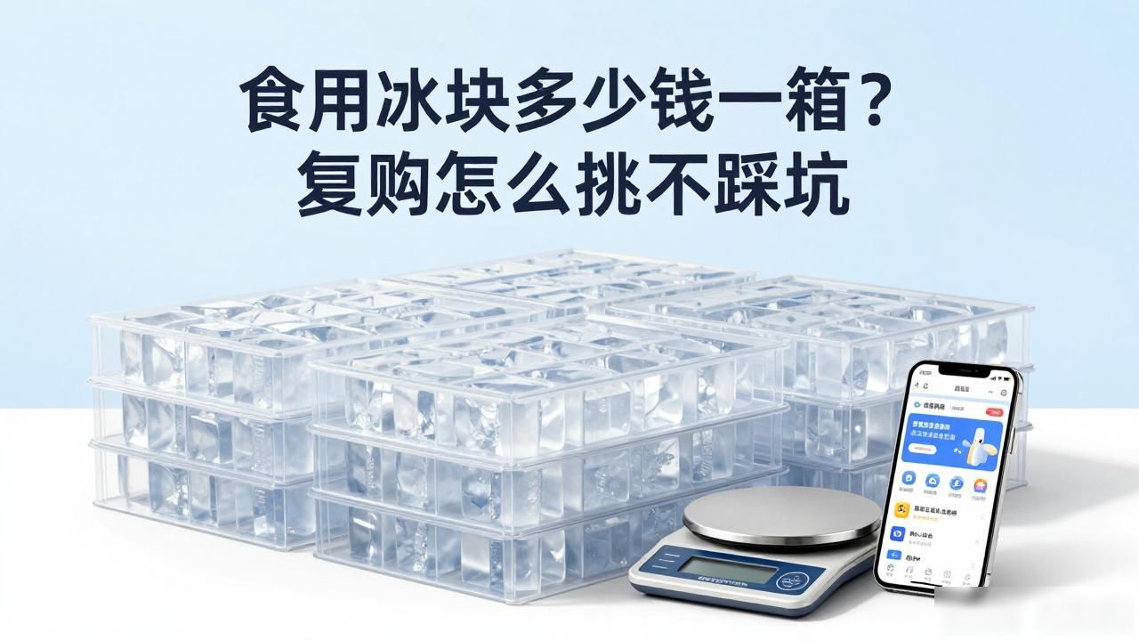 南昌食用冰块多少钱一箱？复购怎么挑不踩坑